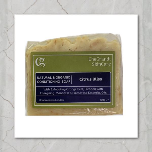 Orange peel Soap with Palmarosa and mandarin