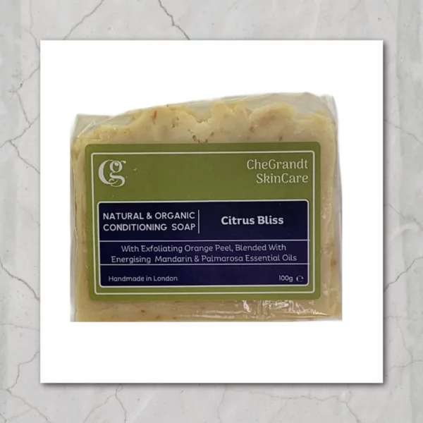 Orange peel Soap with Palmarosa and mandarin