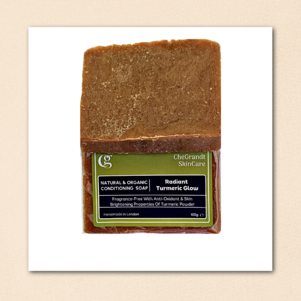 Radiant Glow: Turmeric Bar Soap Bar - Image 3